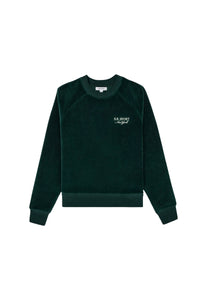 Sweatshirt SR Sport en velours - Forest