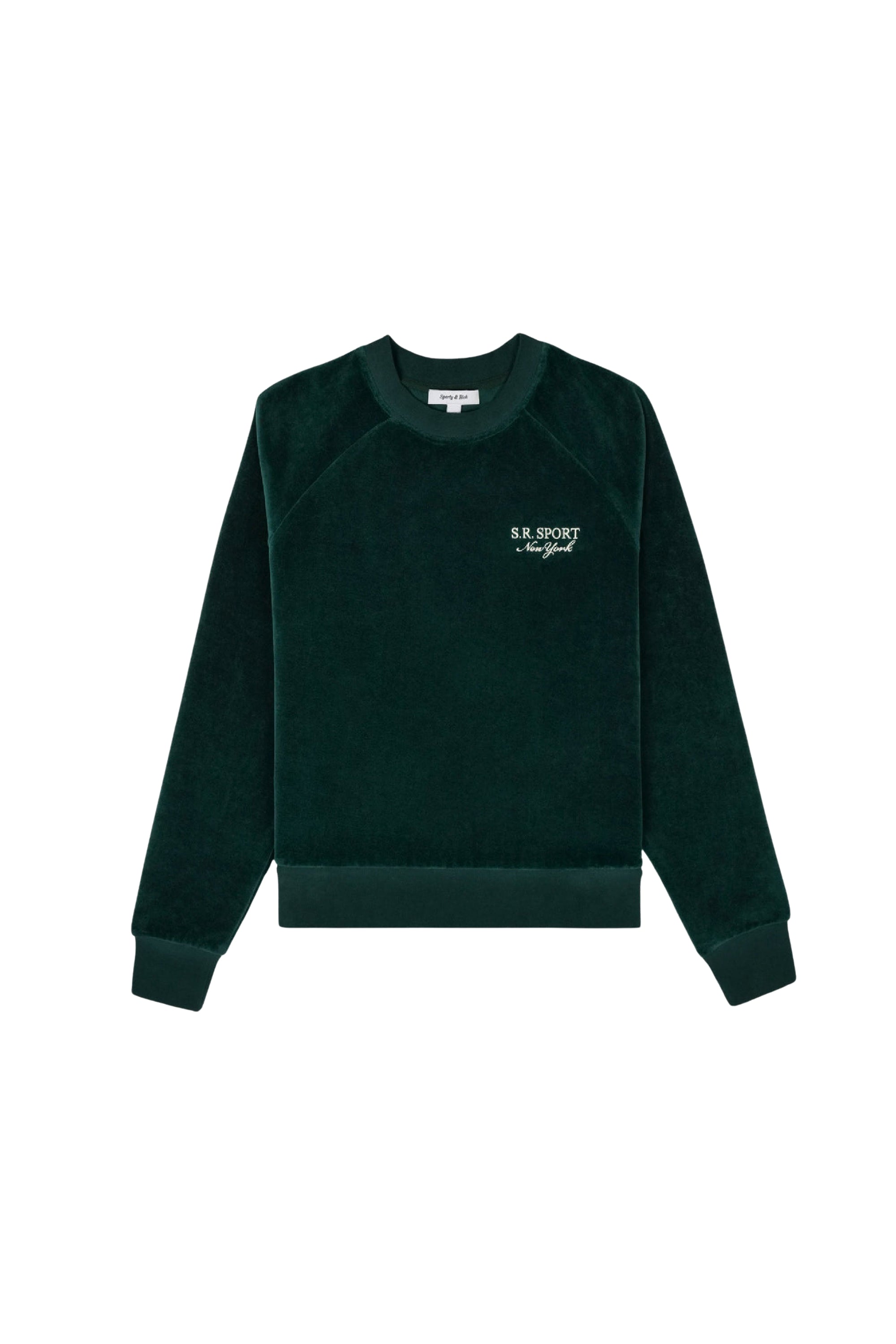Sweatshirt SR Sport en velours - Forest