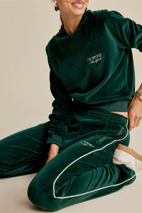 Sweatshirt SR Sport en velours - Forest