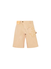 Short De Travail Torsadé - Flax