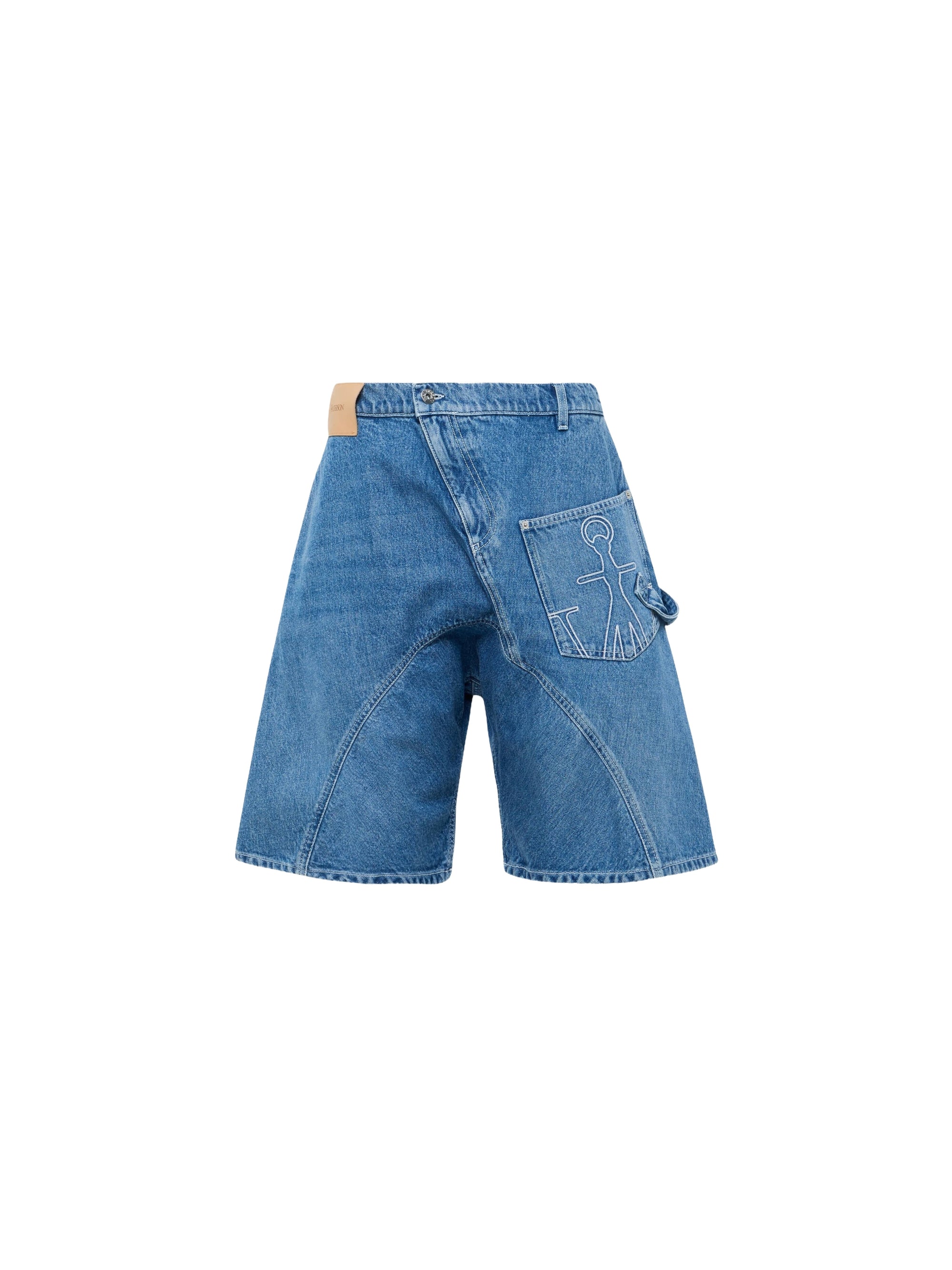 Short De Travail Torsadé - Steel Blue