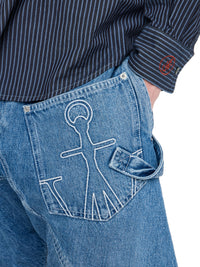 Short De Travail Torsadé - Steel Blue
