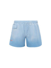 Short Avec Imprimé Logo - Light Blue