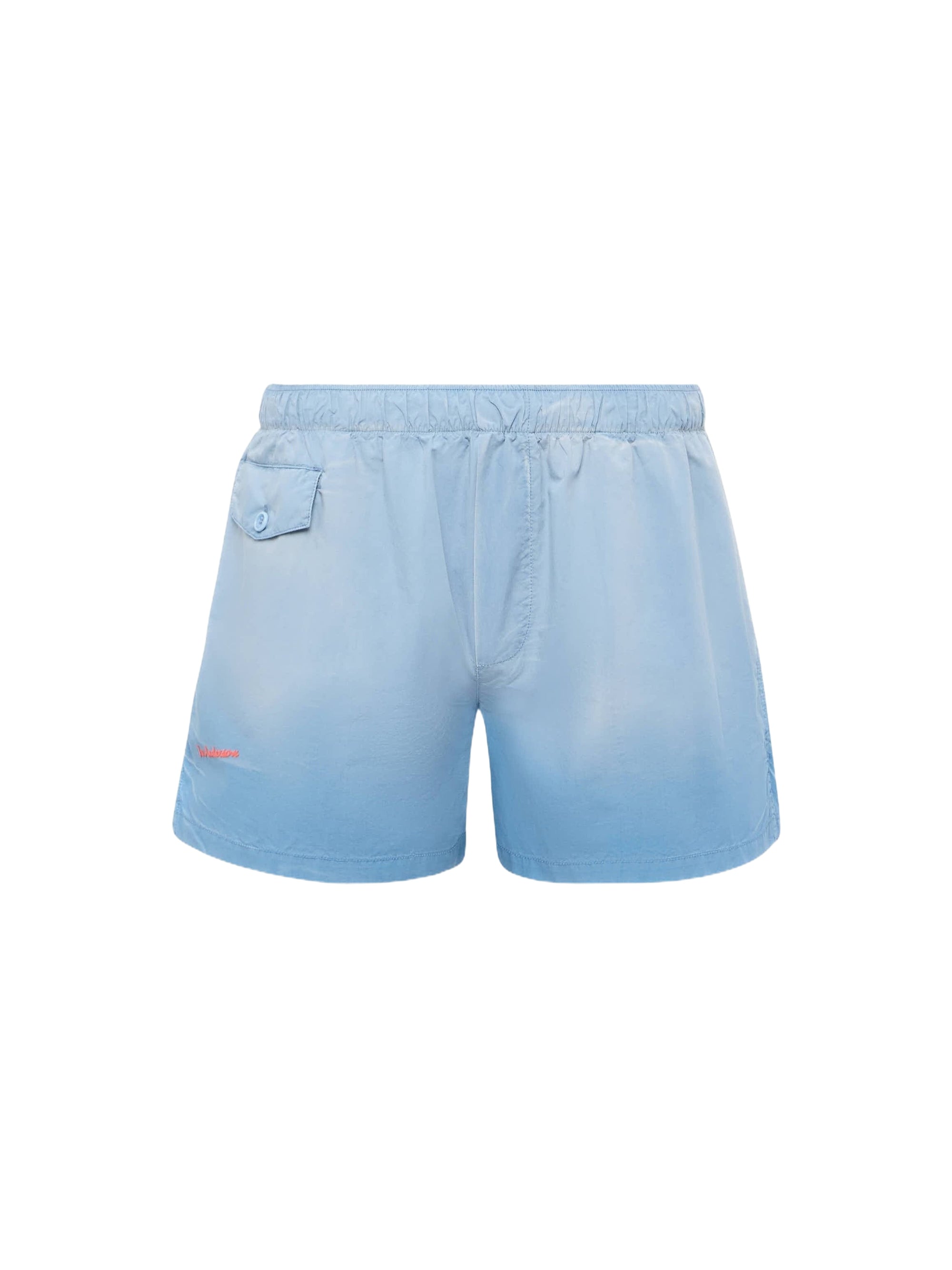 Short Avec Imprimé Logo - Light Blue