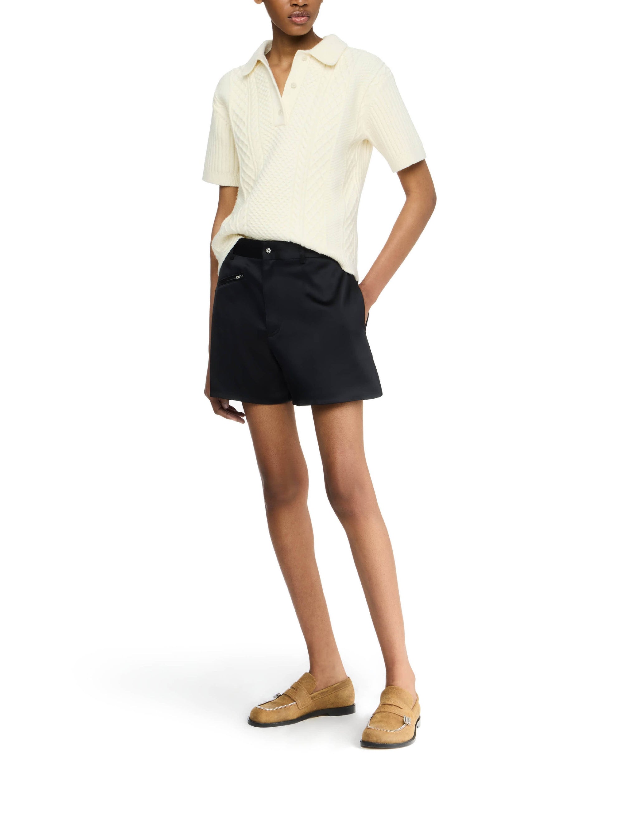 Short taille haute - Black