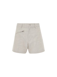 Short taille haute en laine - Clay Melange