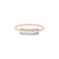 PrixTroca:760€_VentesTroca:0_QtyTroca:1_ST:0%_Bague Éclat en Or rose 18K sertie de diamants - Rose