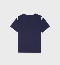 T-shirt with inscription - Navy