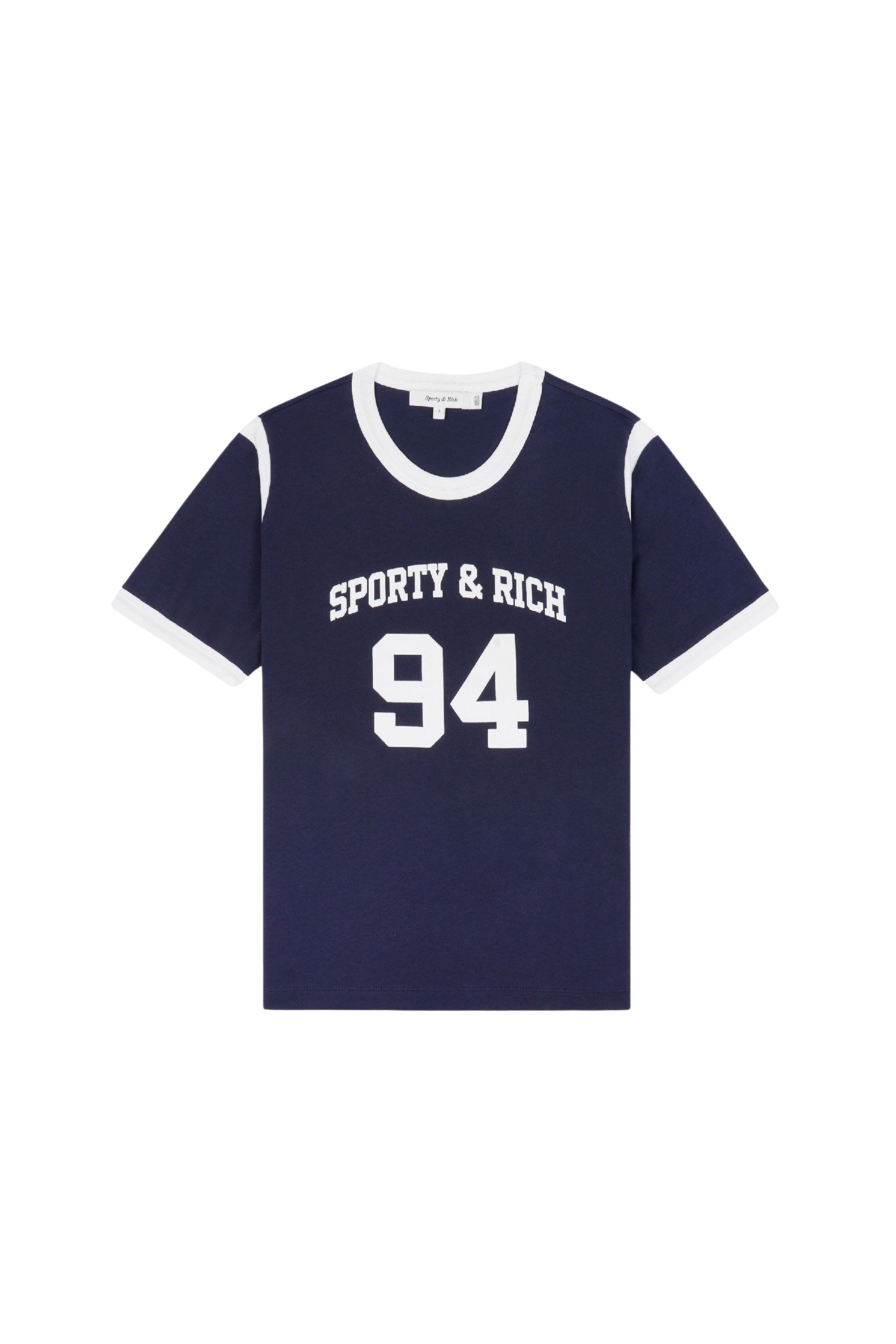 T-shirt with inscription - Navy