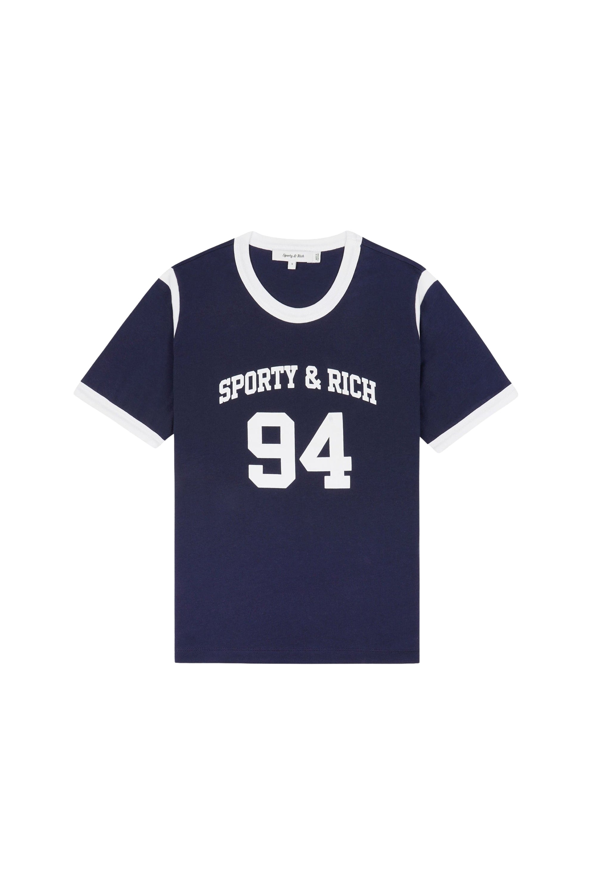 SR 94 Sports T-shirt - Navy Blue & White