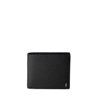 Portefeuille à 8 emplacements pour cartes en cuir - Black