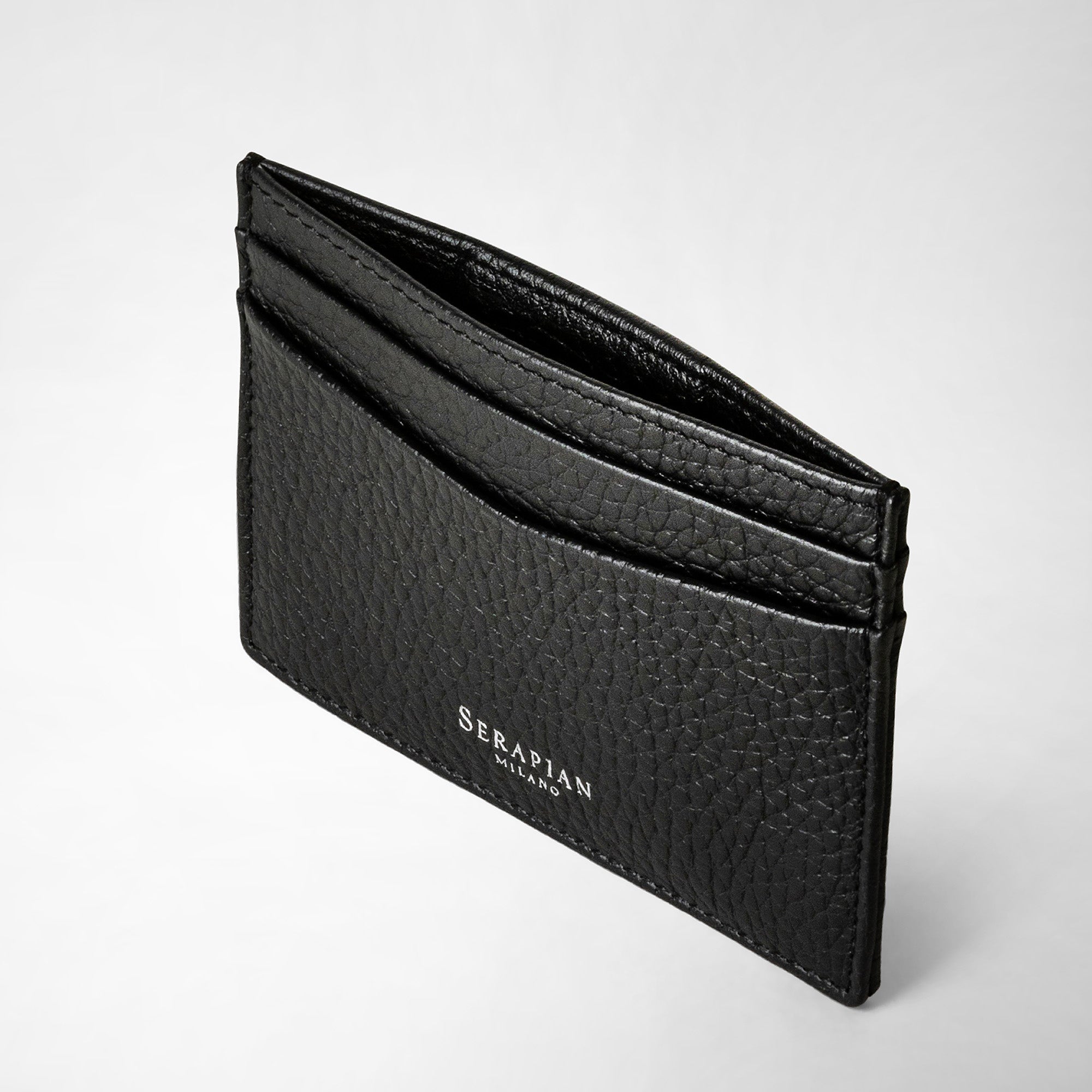 Porte-cartes 4 fentes en cuir - Black
