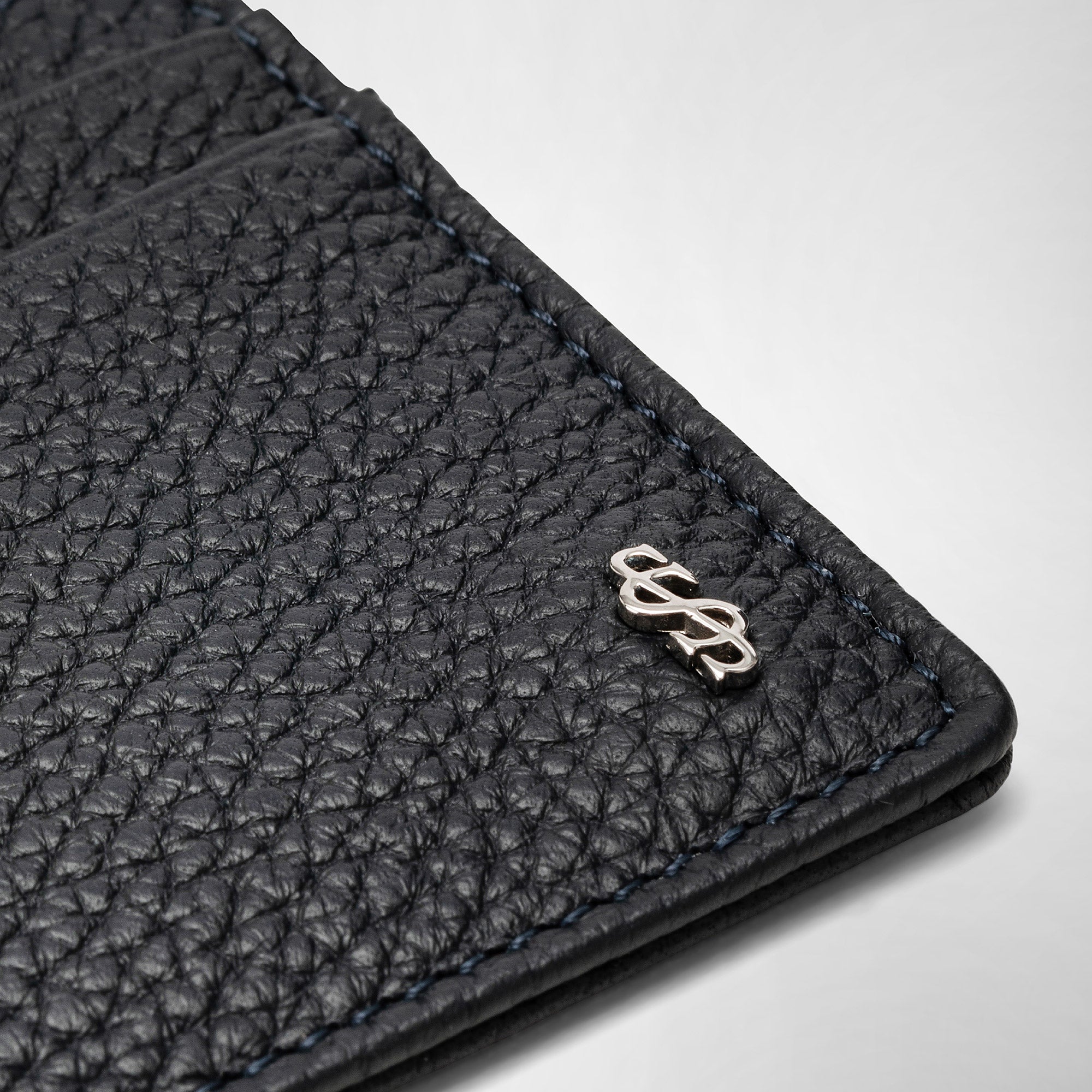 Porte-cartes 4 fentes en cuir - Blue