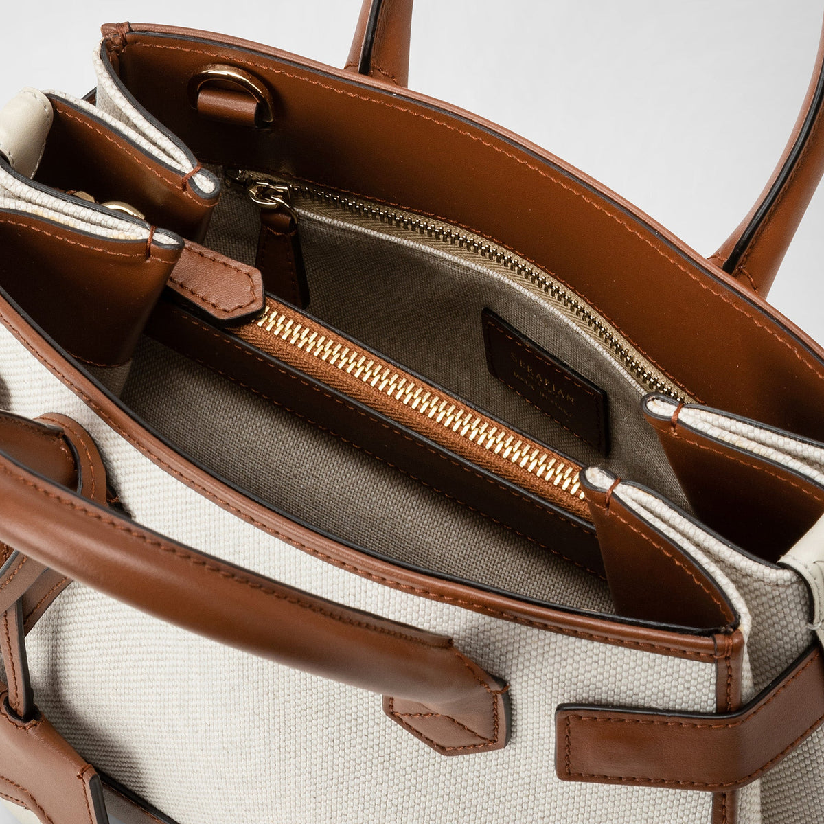 New Meliné Canvas Natural/Cuoio - Natural & Cuoio
