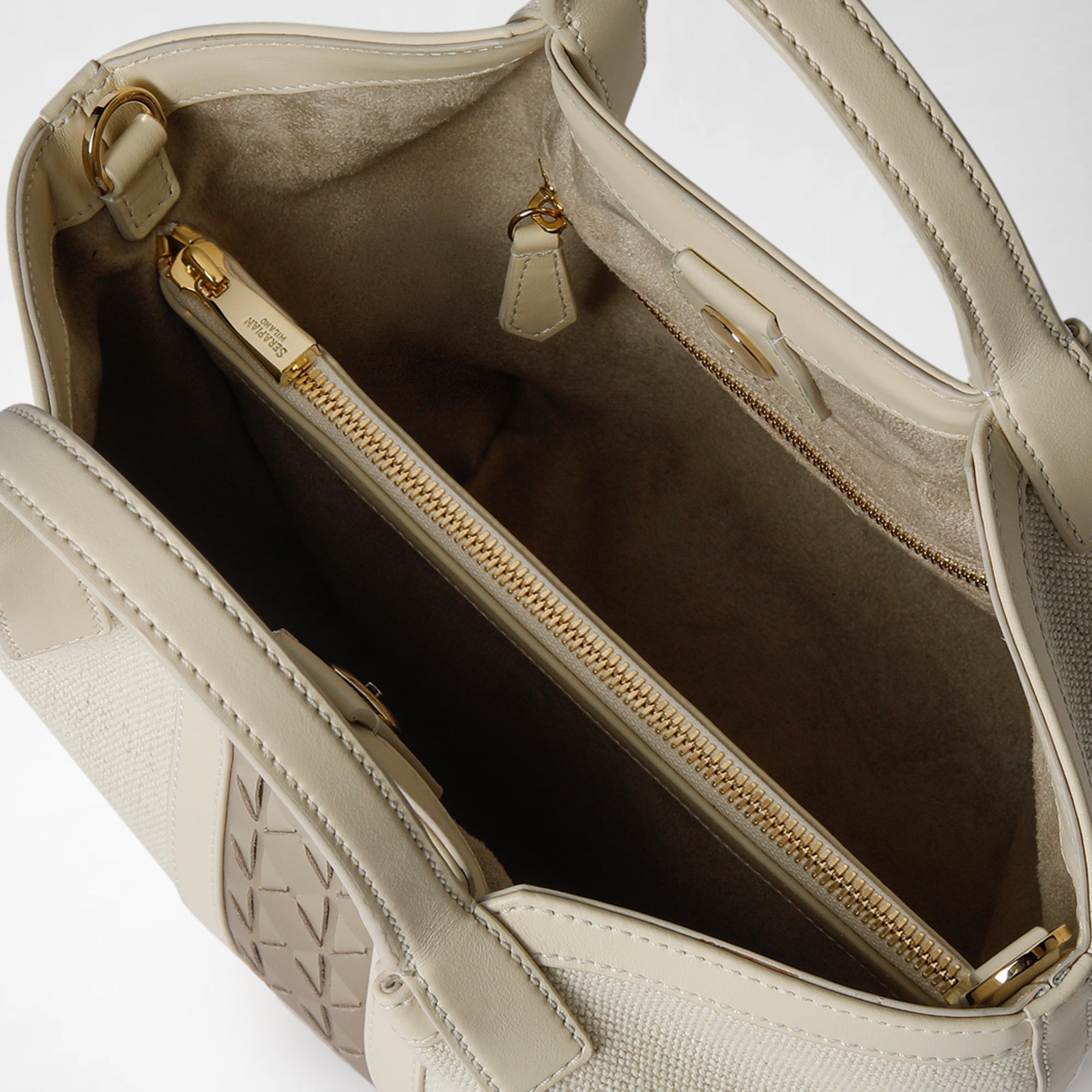 Secret mini canvas bag - Off White