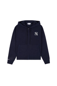 Sweatshirt Heritage Yankees Serif en cachemire - Bleu Marine & Blanc