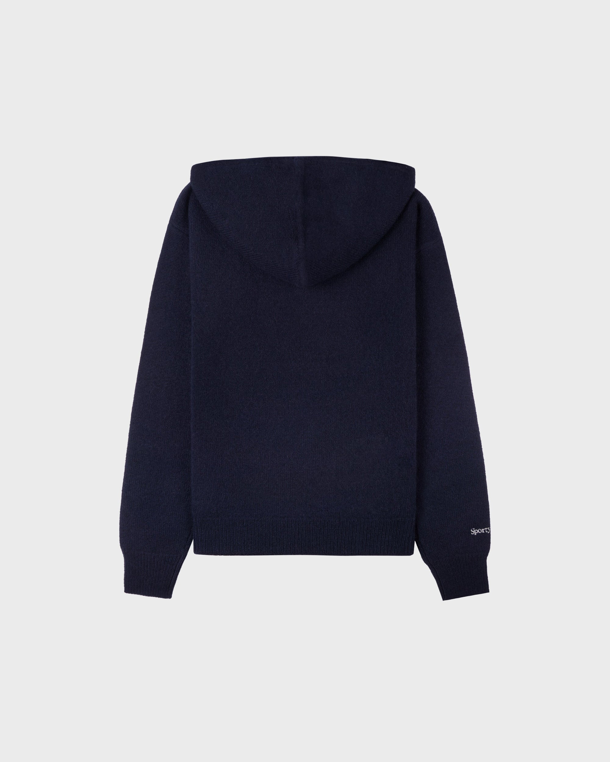 Sweat à capuche zippé en cachemire « Heritage Yankees Serif » - Bleu marine/Blanc