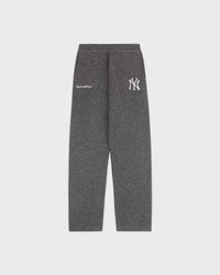 Pantalon en cachemire Heritage Yankees Serif - Gris foncé/Blanc