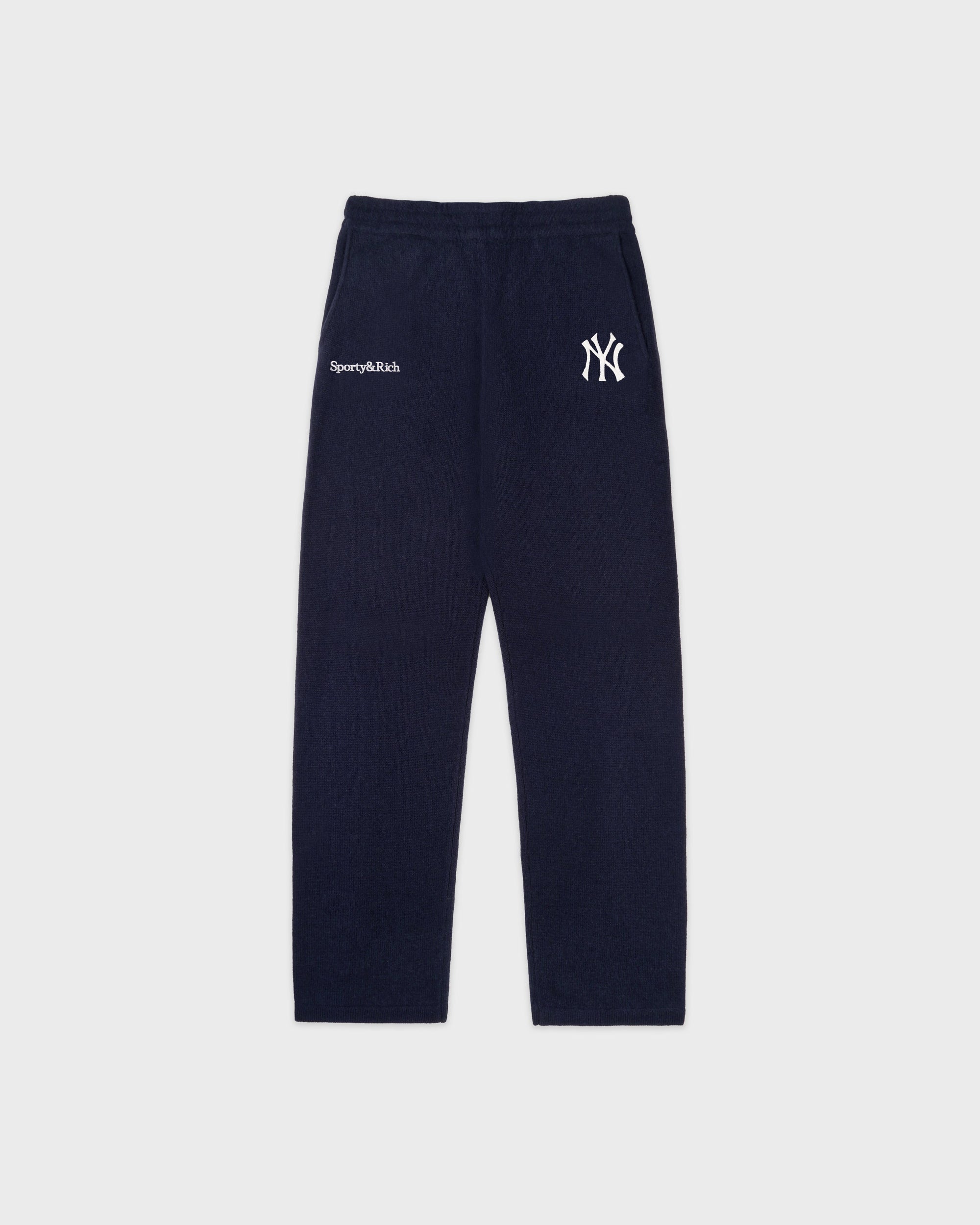 Pantalon en cachemire Heritage Yankees Serif - Bleu marine/Blanc