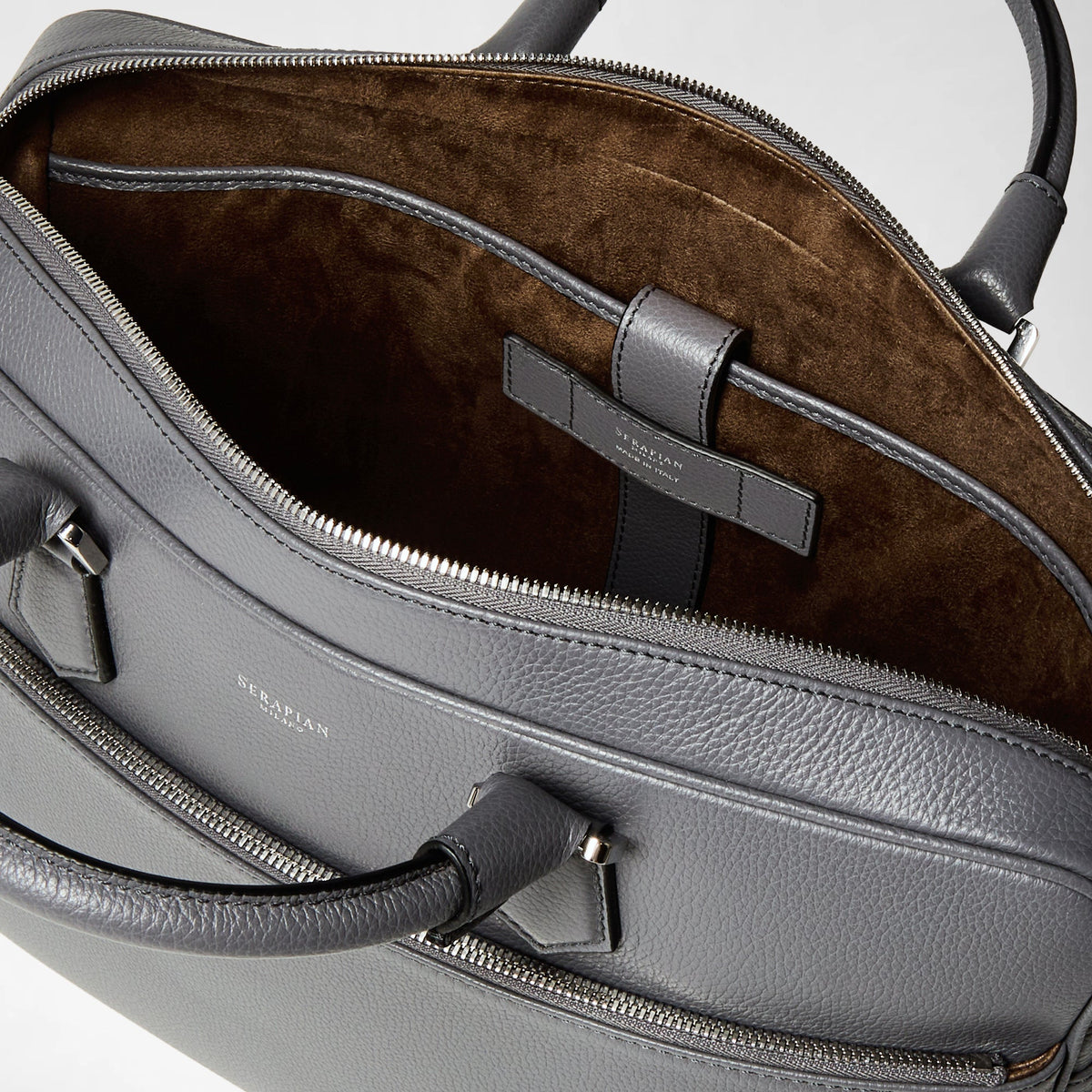 Slim briefcase Cachemire Shadow - Shadow