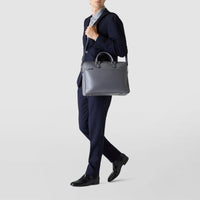 Slim briefcase Cachemire Shadow - Shadow