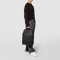 Leather backpack - Black