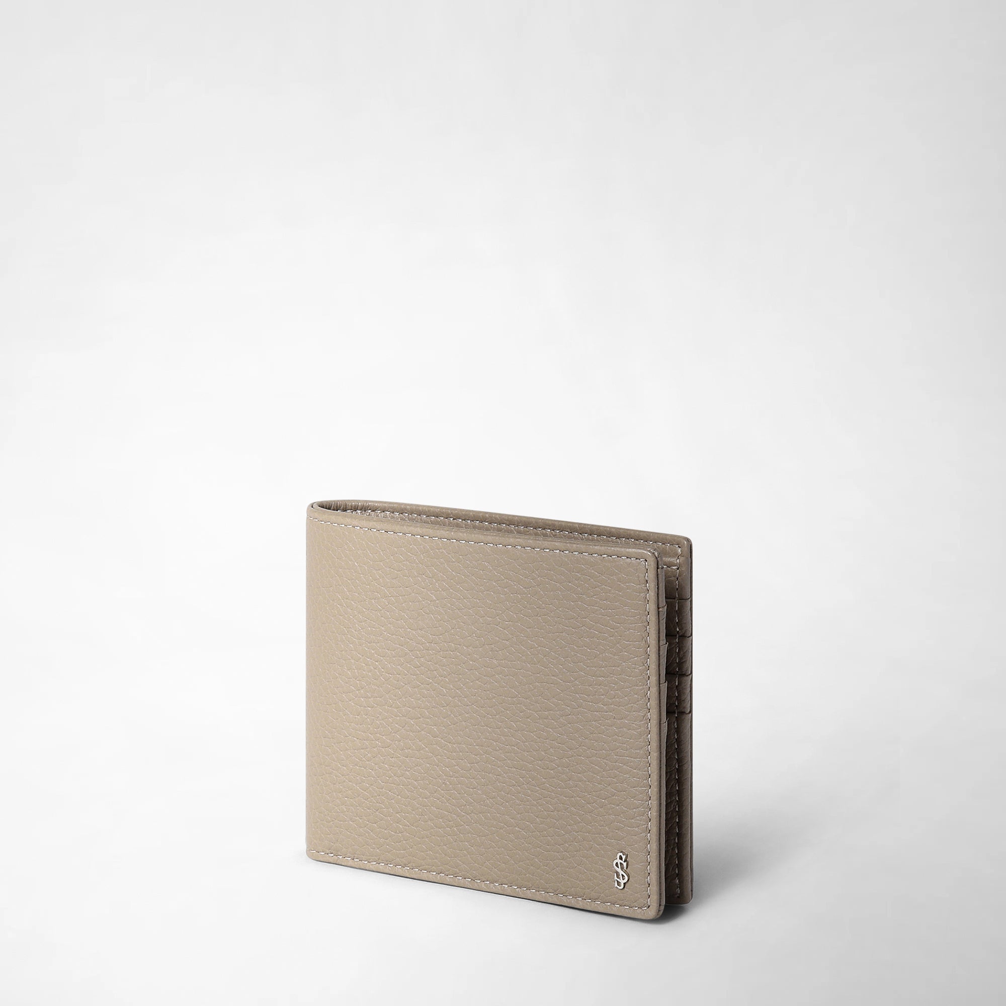 8 card leather wallet - Sahara