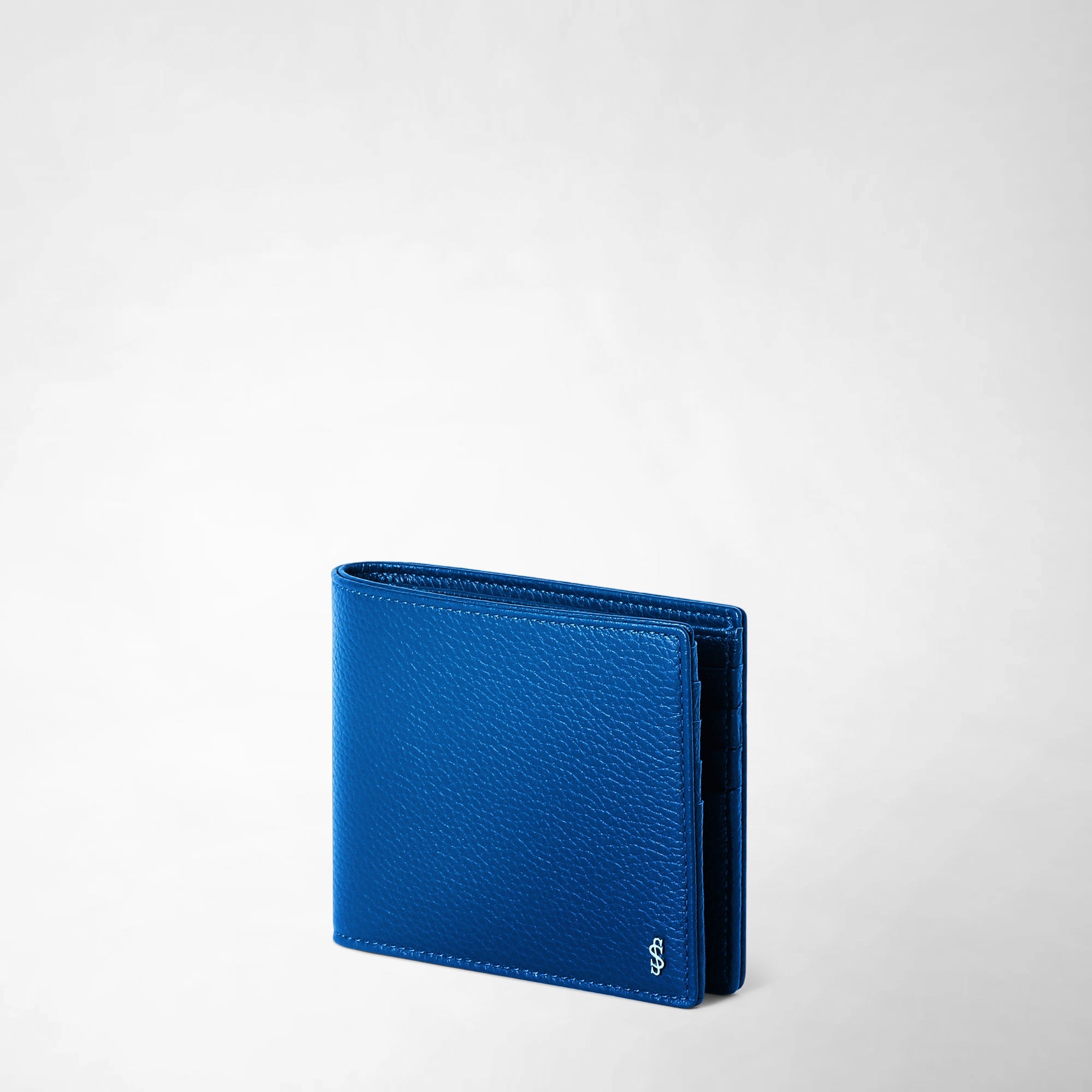 Portefeuille 8 cartes en cuir - Winter Blue