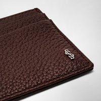 Porte-cartes 4 fentes en cuir - Grey