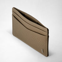 Porte-cartes 4 fentes en cuir - Beige