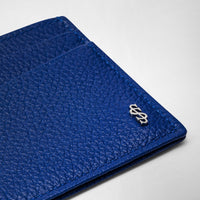 Porte-cartes 4 fentes en cuir - Winter Blue