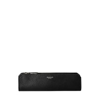 Trousse zippée en cuir - Black Eclipse
