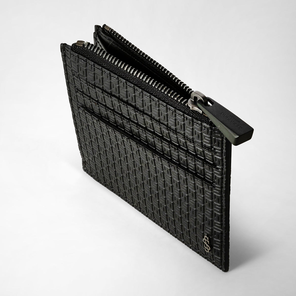 Zip card case Cachemire Navy - Navy Blue