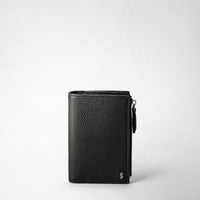 Vert billf w/zip Cachemire Blk - Black