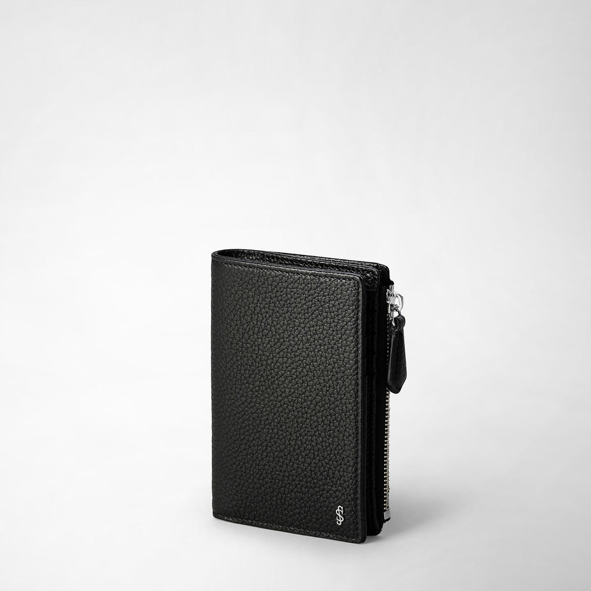 Vert billf w/zip Cachemire Blk - Black