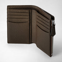 Vert billf w/zip Cachemire Espresso - Espresso