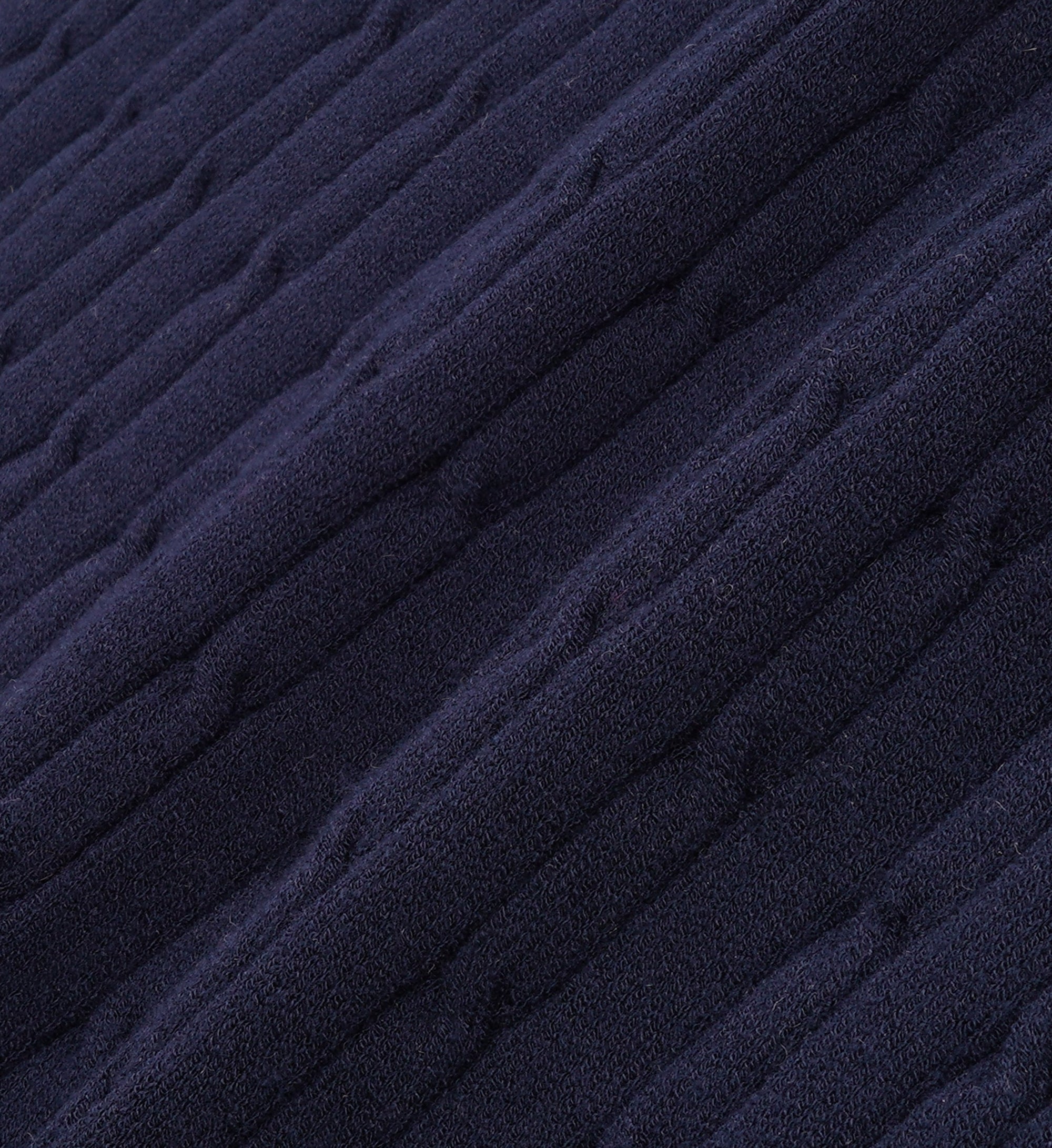 SRC Mini Cable Polo - Navy & White