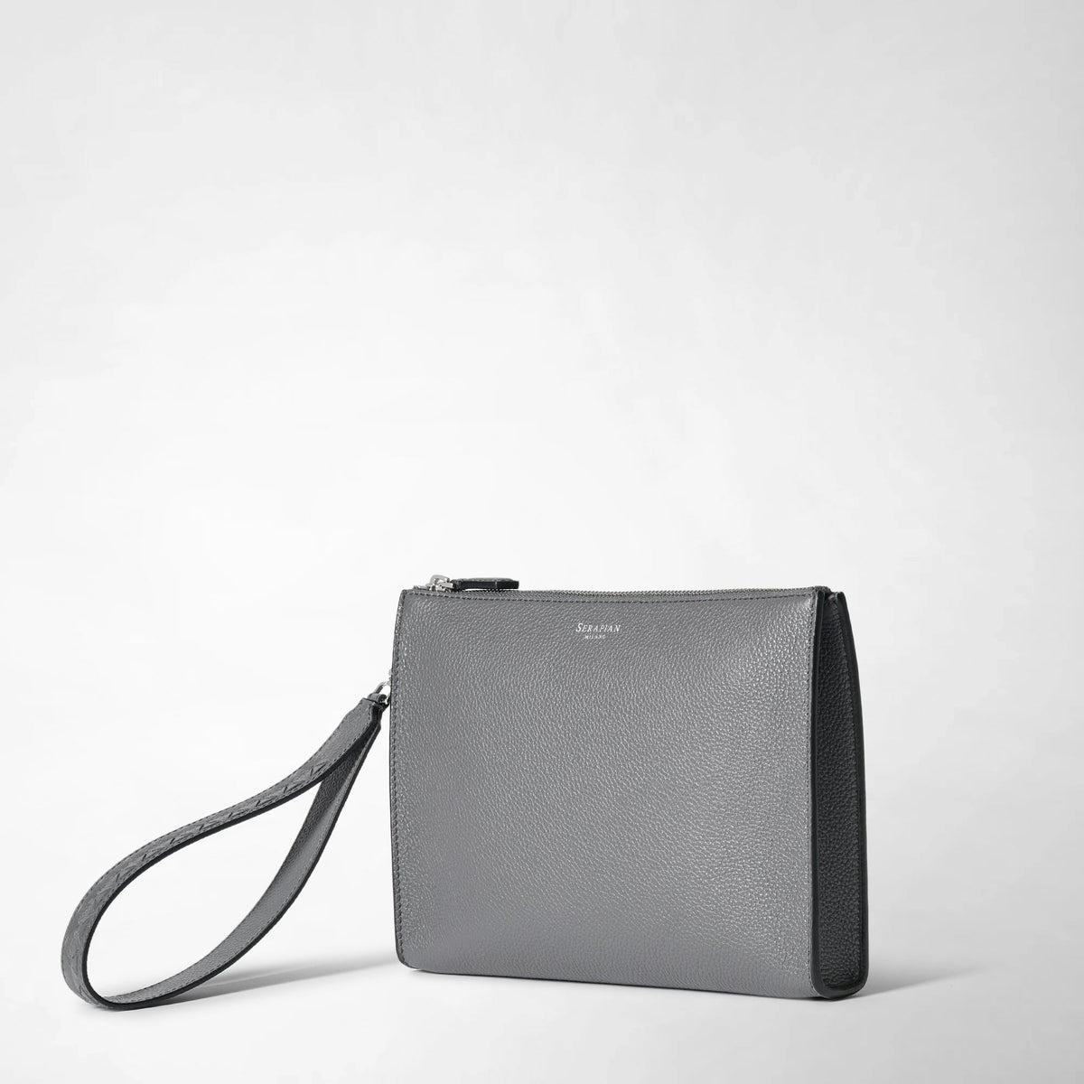 Wrist handle clutch Cachemire/Mosaico Shadow - Shadow