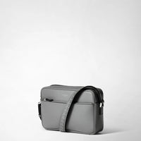East West leather messenger bag - Shadow