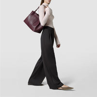 Petit sac Secret en cuir - Grape