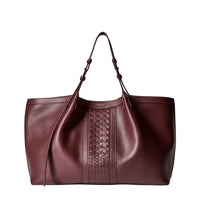 Secret leather bag - Grape