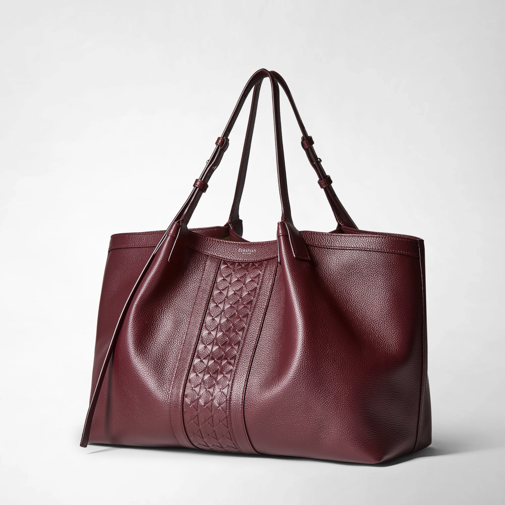 Secret leather bag - Grape
