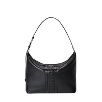 Anì leather shoulder bag - Black