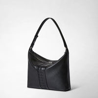 Anì leather shoulder bag - Black