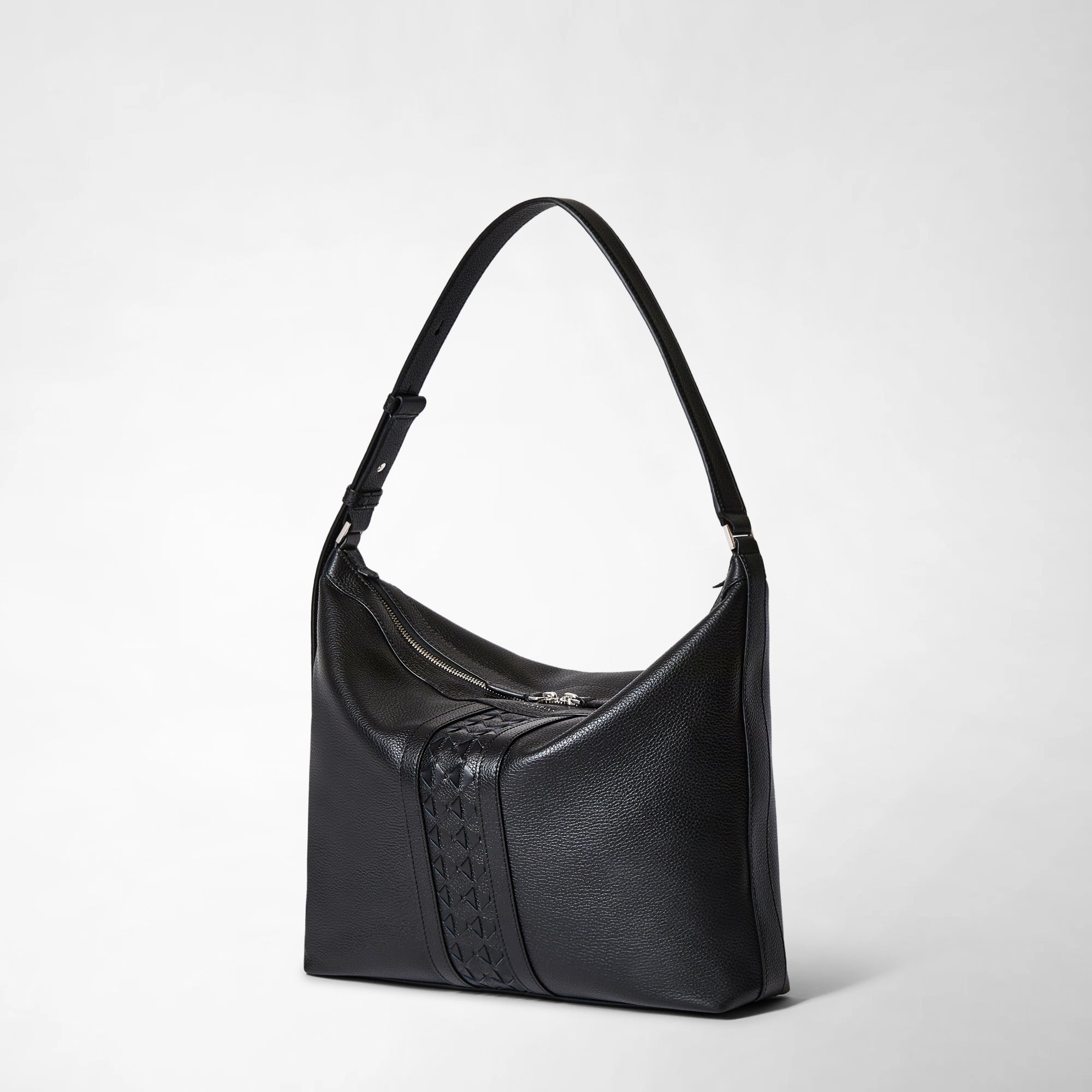 Anì leather shoulder bag - Black