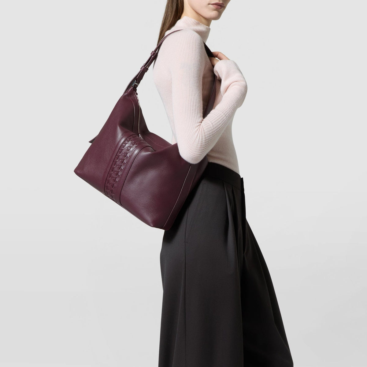 N/S Ani shoulder Cachemire/Mosaico Grape - Grape
