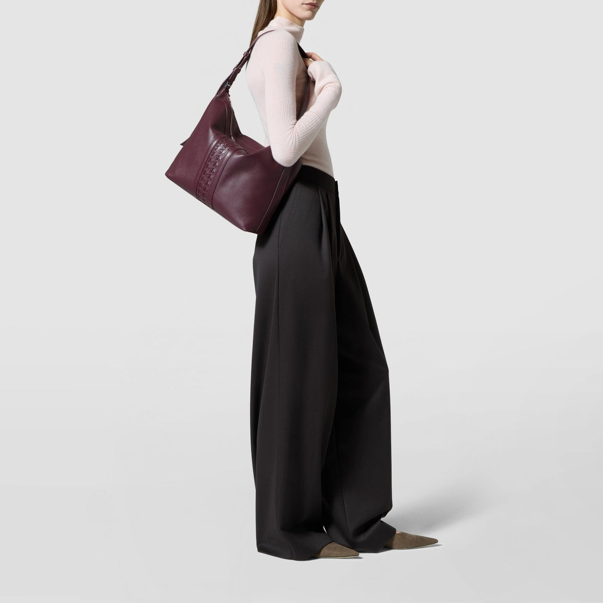 N/S Ani shoulder Cachemire/Mosaico Grape - Grape