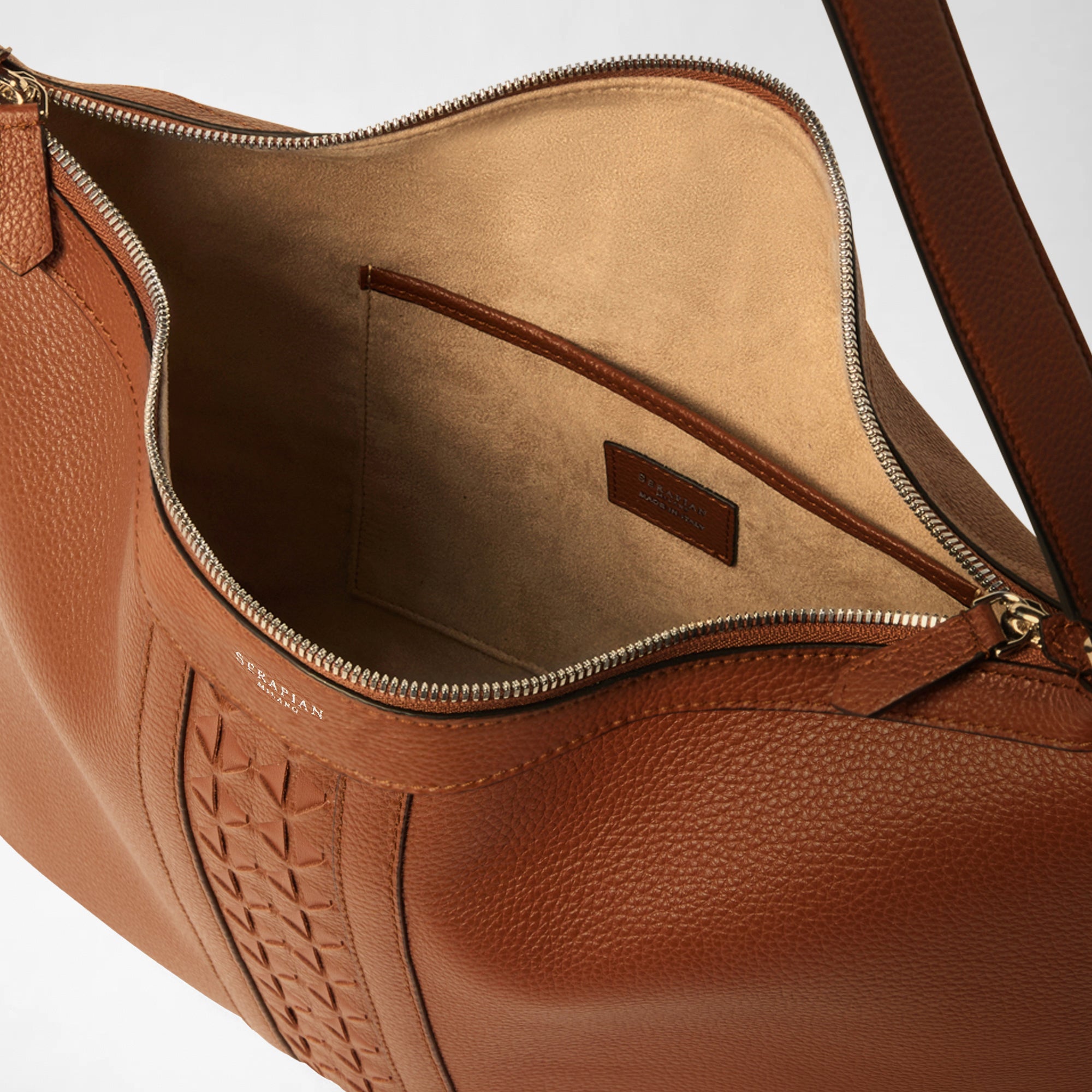 Sac à bandoulière Anì en cuir - Tobacco