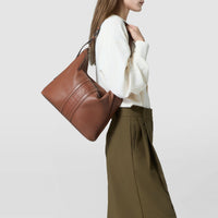 Sac à bandoulière Anì en cuir - Tobacco