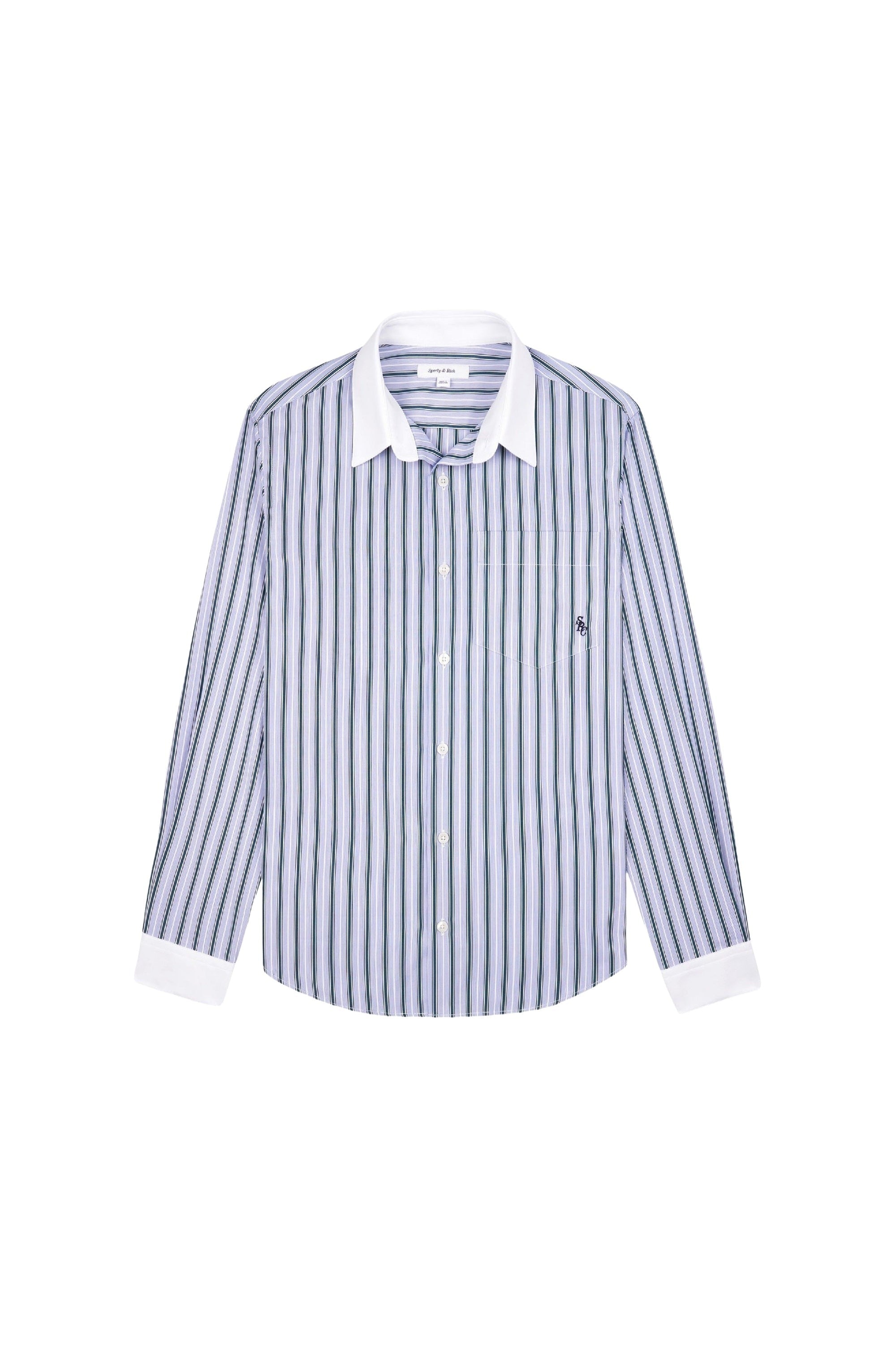 Chemise SRC oversize à rayures - Multicolor Stripes